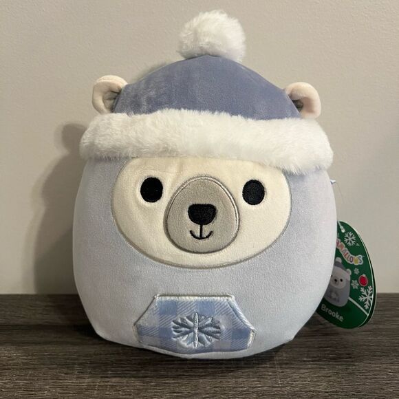 Squishmallow Brooke the Polar Bear Christmas 2024 - Picture 1 of 5